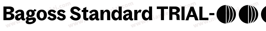 Bagoss Standard TRIAL字体转换
